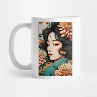 Chrysantemum girl Mug